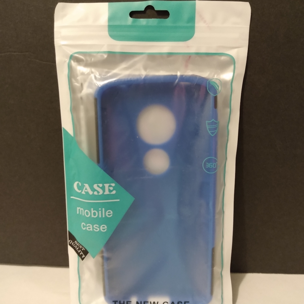 Moto G6 play phone case in royal blue NWT